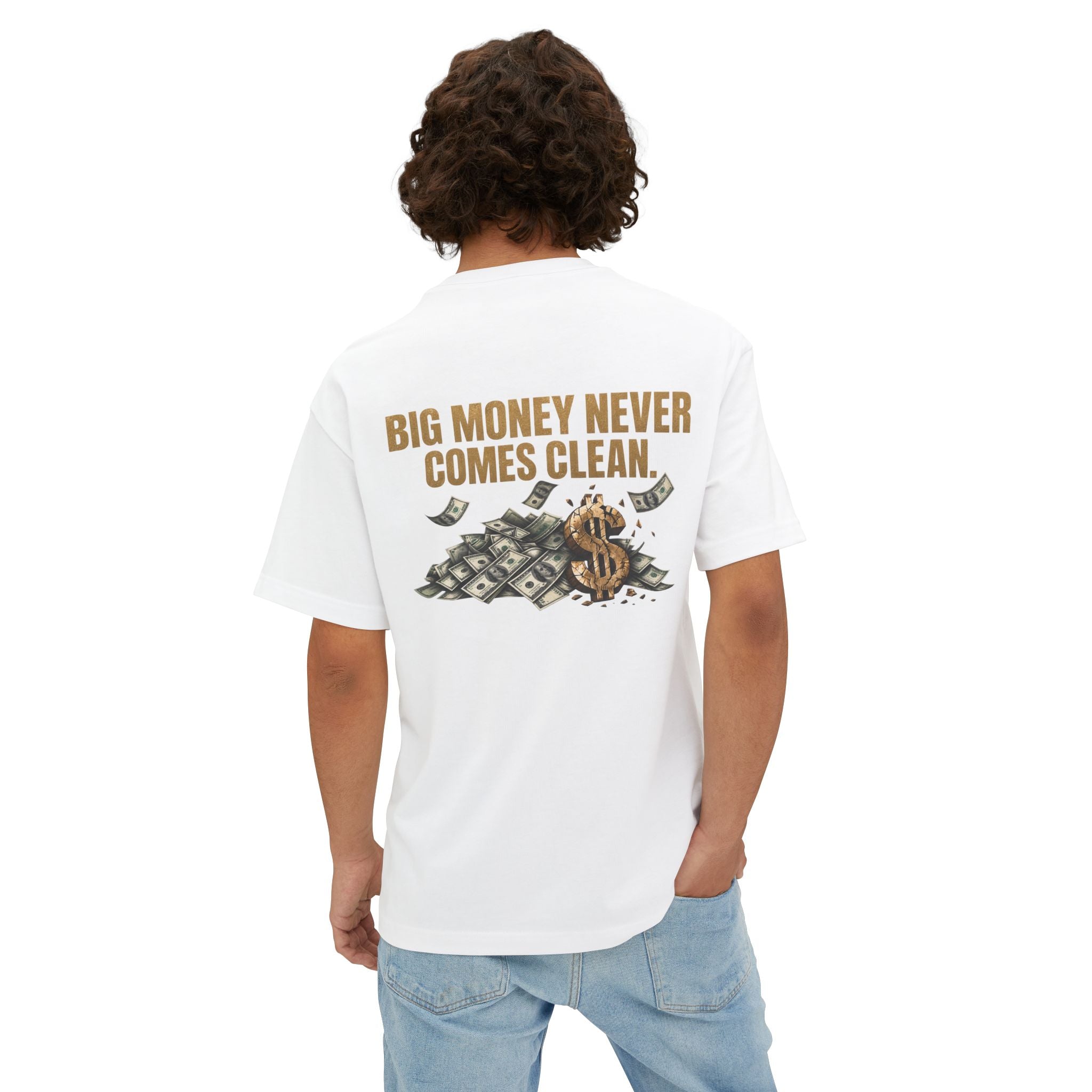 BIG M$ONEY “Never Comes Clean” Oversized T-Shirt