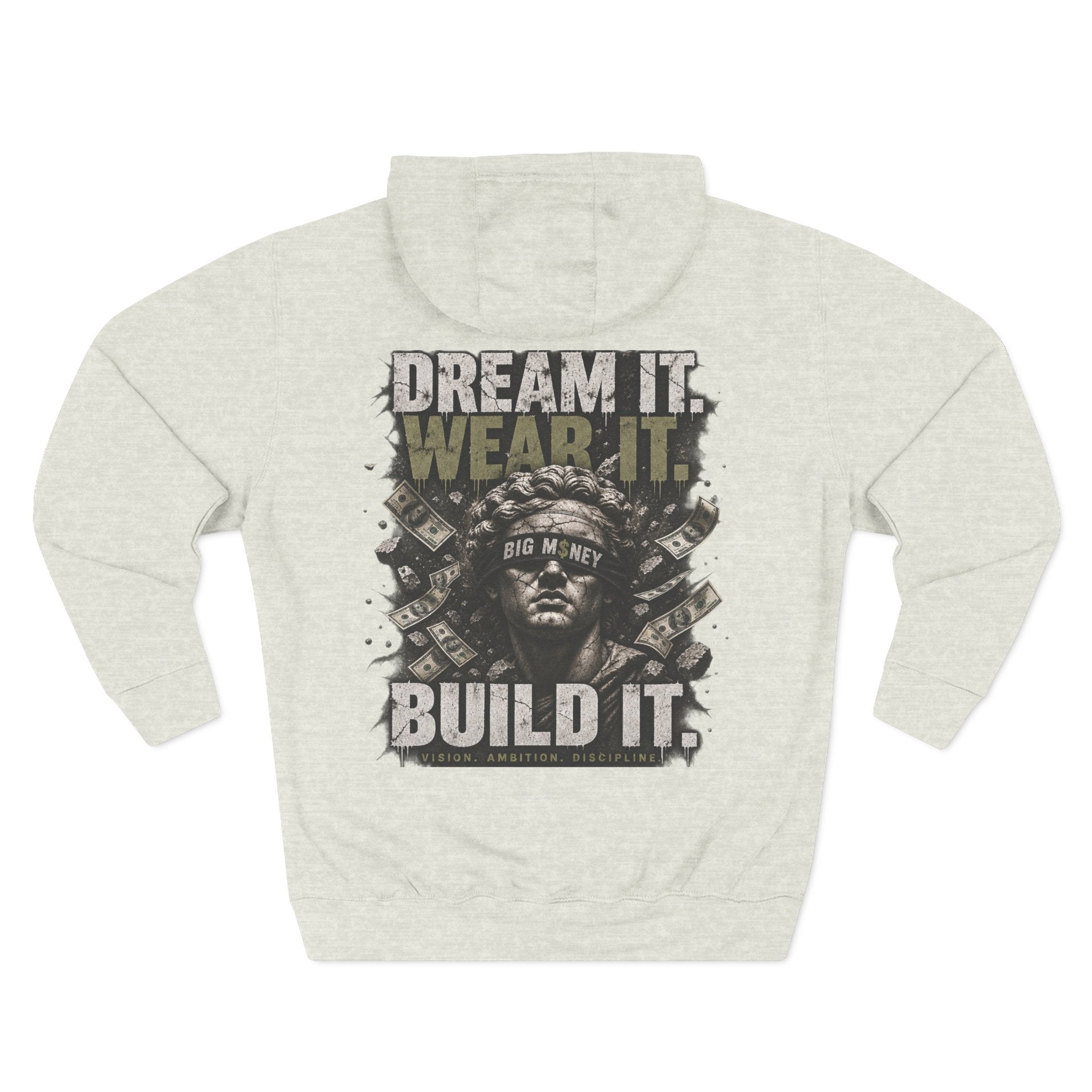 BIG M$ONEY “Dream It. Wear It. Build It.” Streetwear Hoodie